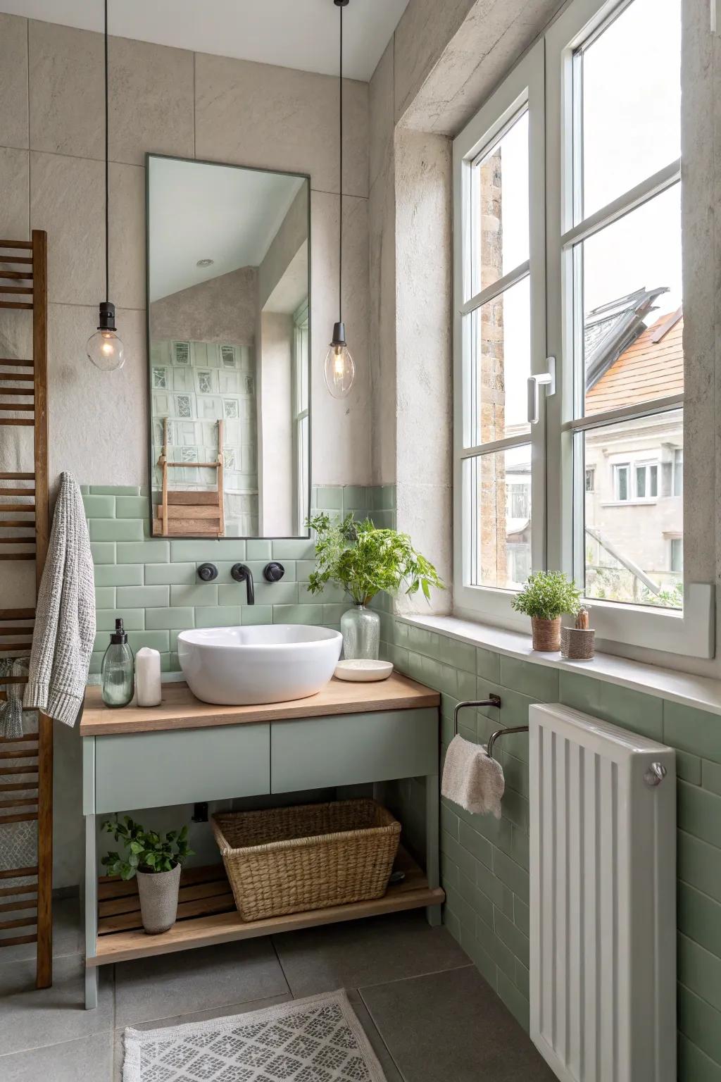 Compact and chic, this design makes every inch count. #SmallSpaceLiving #InteriorInspiration