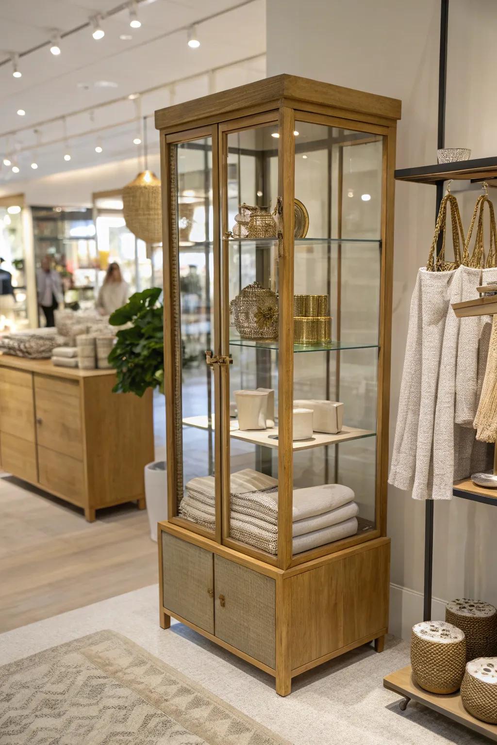 Infuse luxury into your decor with metallic accents and elegant displays that shimmer with sophistication.