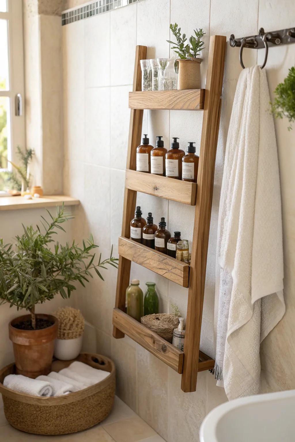 Maximize your space with elegant wall-mounted racks.