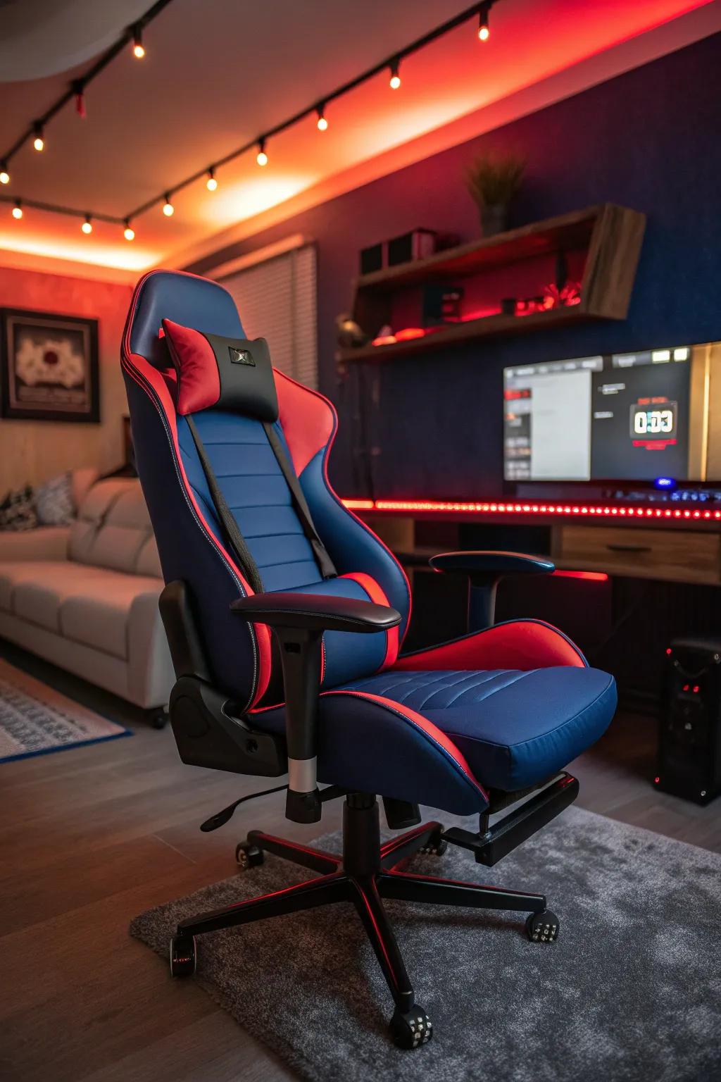 Stay comfy and stylish with a chair designed for endless gaming sessions.