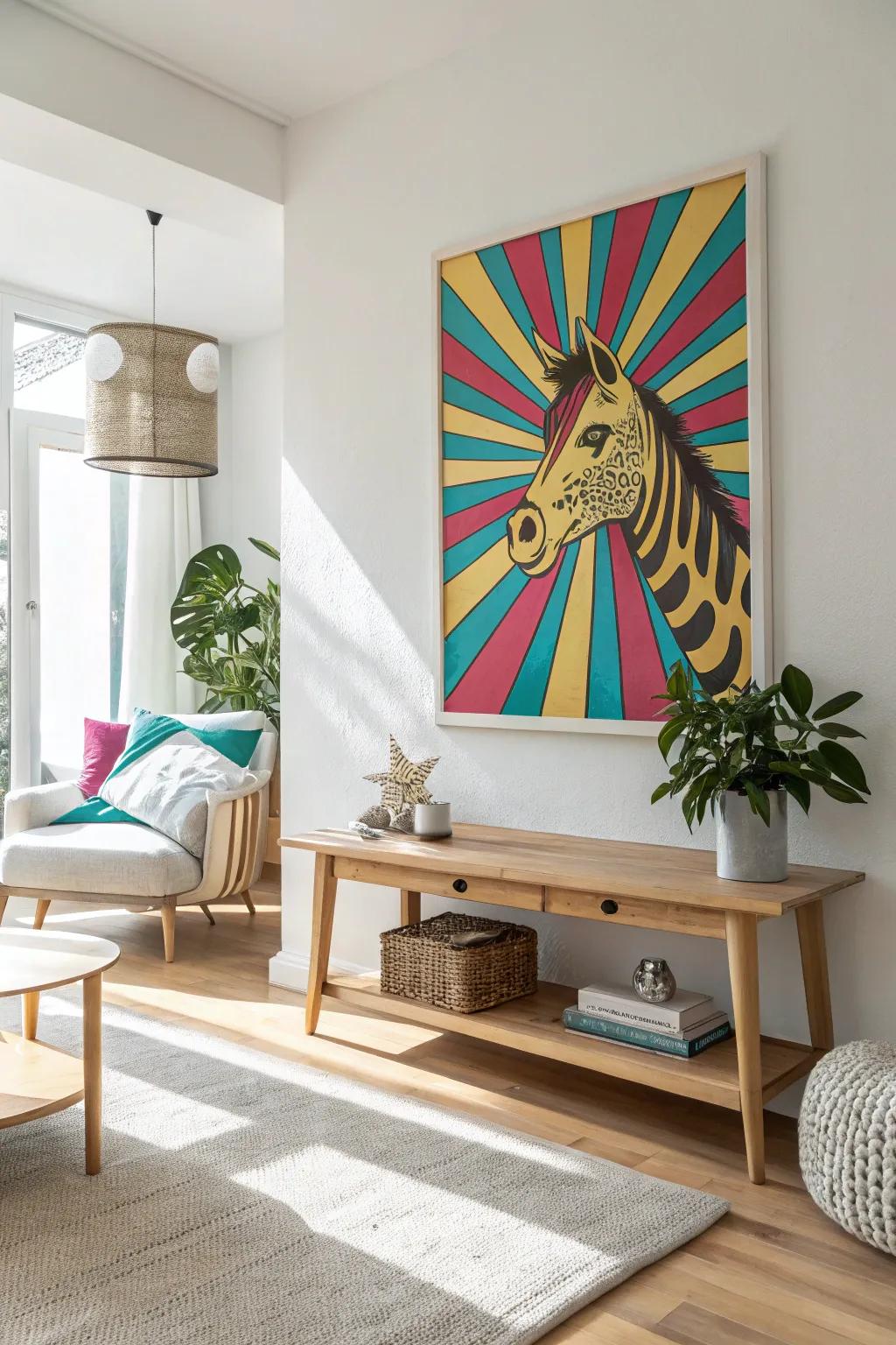 Brighten your space with pop art animal posters that scream personality! 🌈 #PopArt #BoldDecor