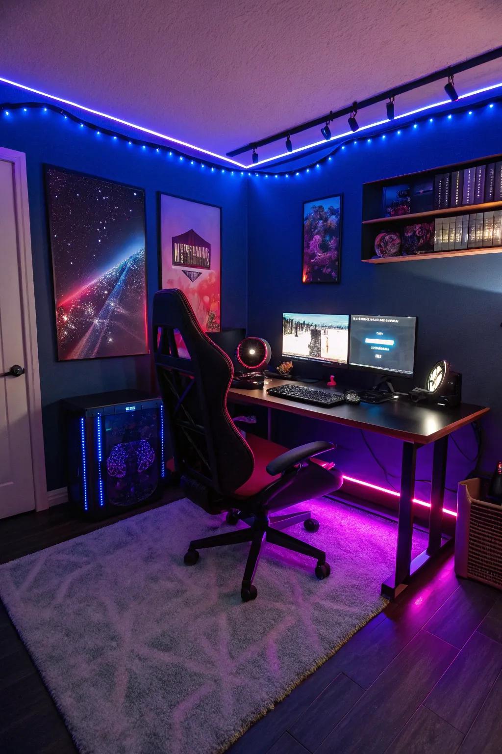 Step into another world with a gaming room inspired by your favorite themes.