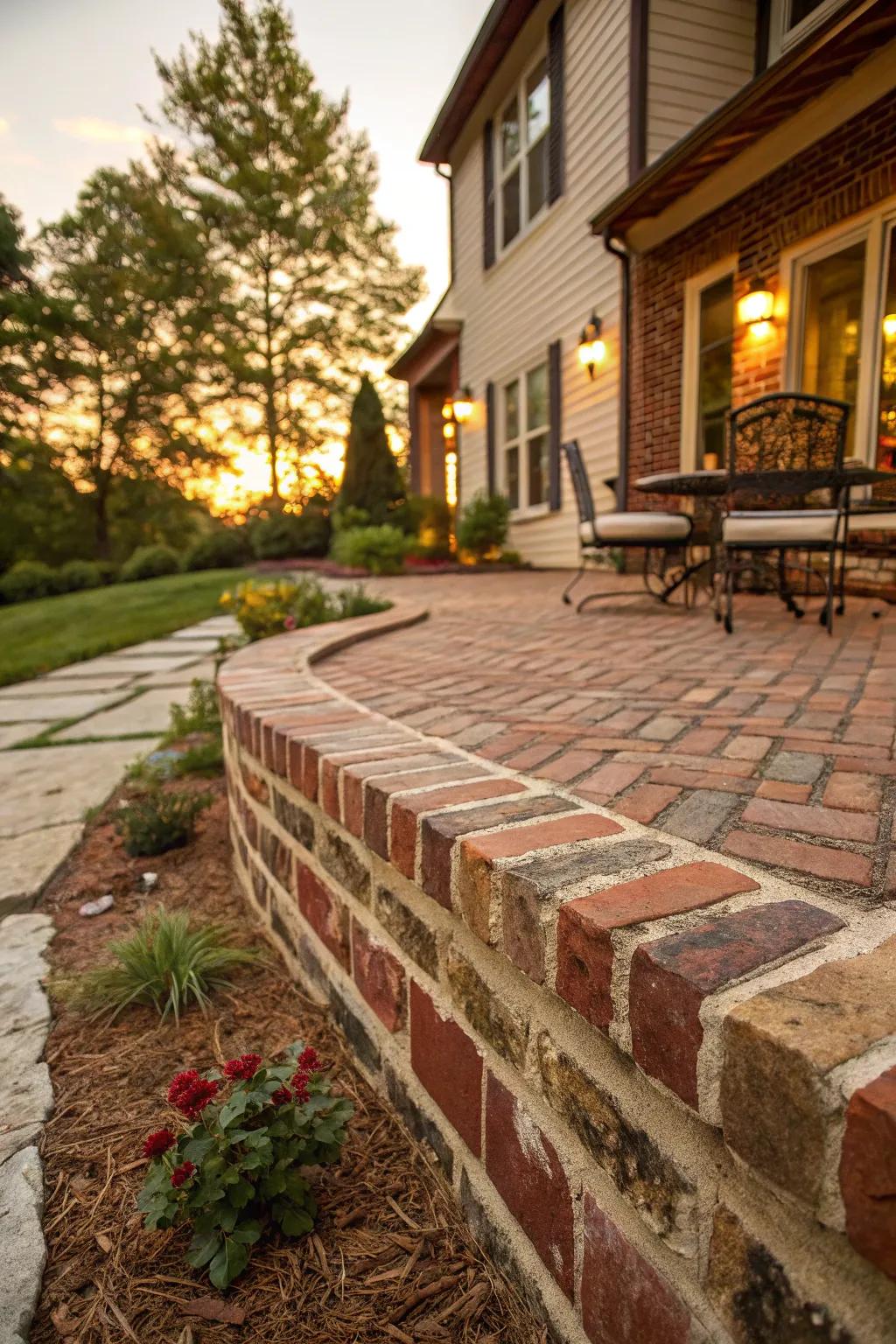 Opt for classic brickwork to give your home's foundation a timeless and durable upgrade.