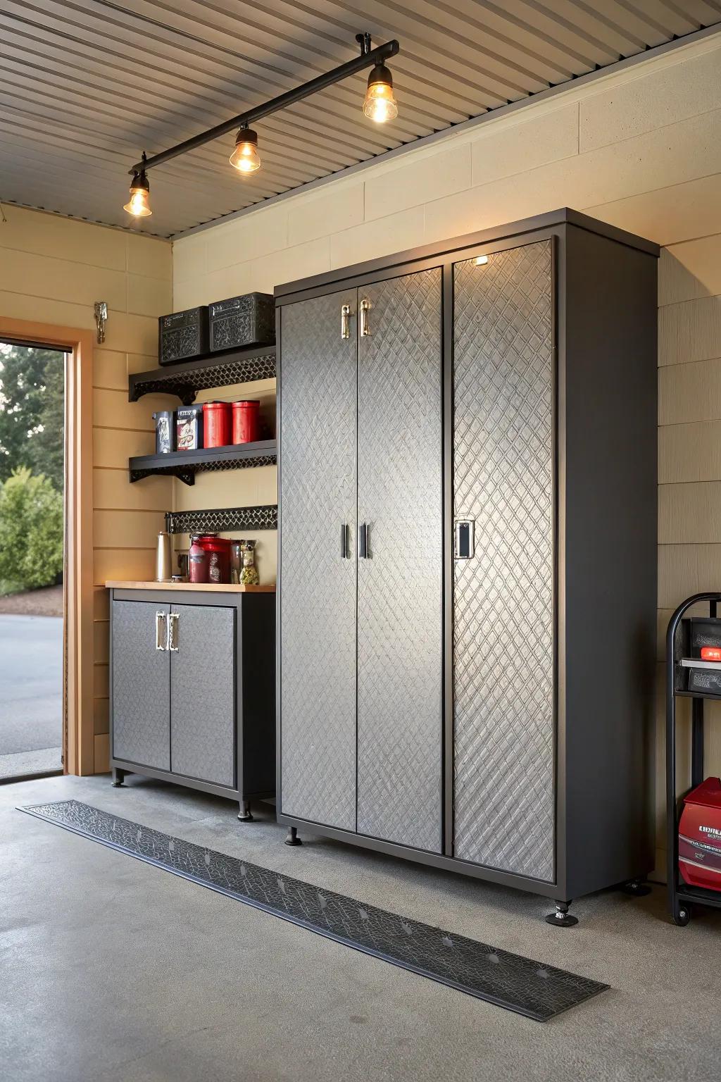 🔐 Secure your essentials with stylish lockable cabinets that blend safety with sophistication. #SecureStorage #HomeSafety