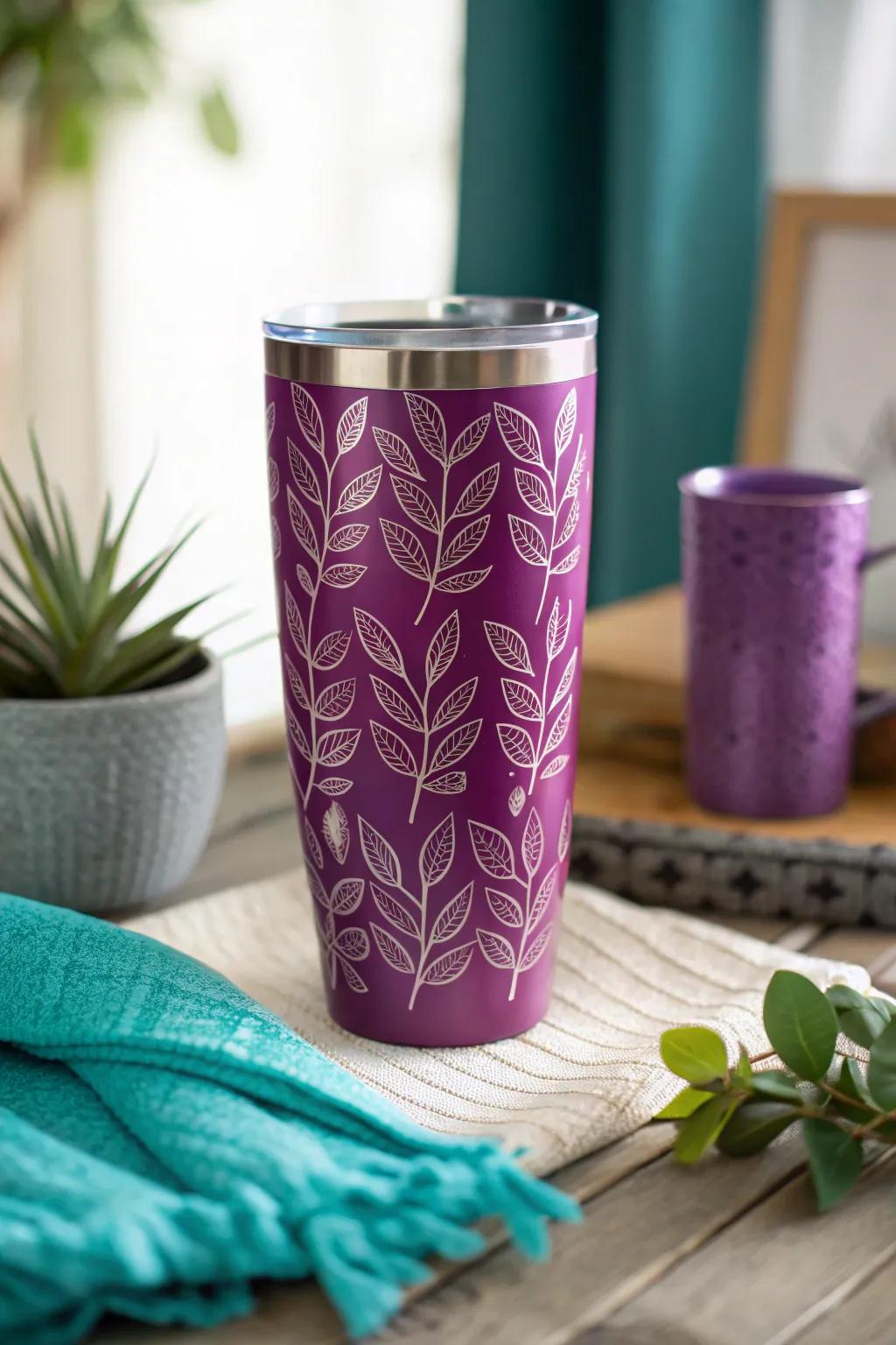 Bring the serenity of nature indoors with tumblers inspired by the great outdoors.