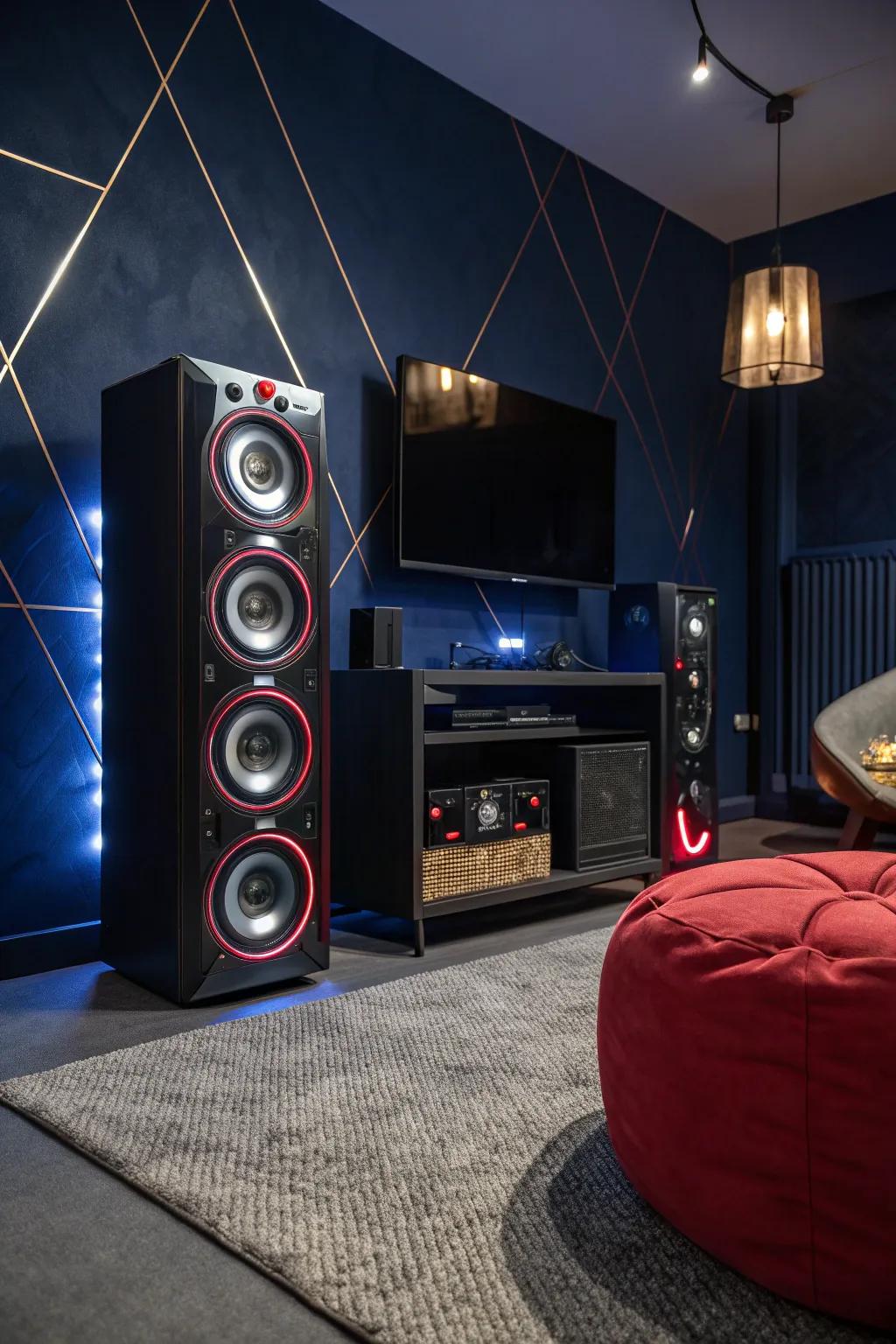 Feel every moment with a sound system that immerses you in the game.