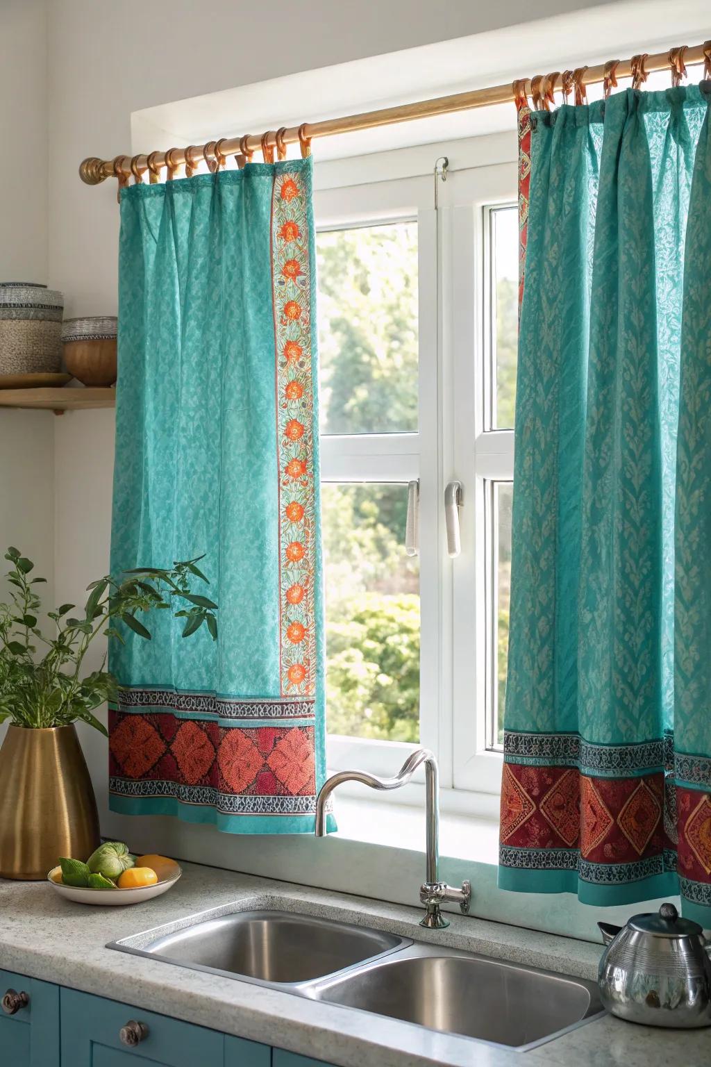 Cafe curtains balance light and privacy beautifully in any kitchen.