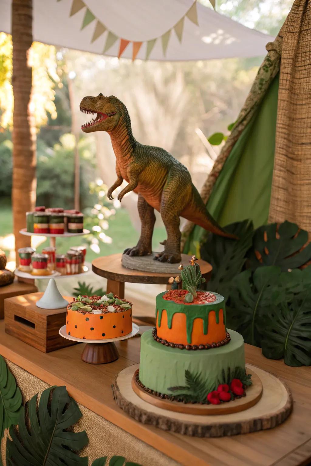Embark on a prehistoric adventure with a dinosaur discovery party that roars with fun. 🦕🌿 #DinosaurParty #KidsFun #BirthdayIdeas