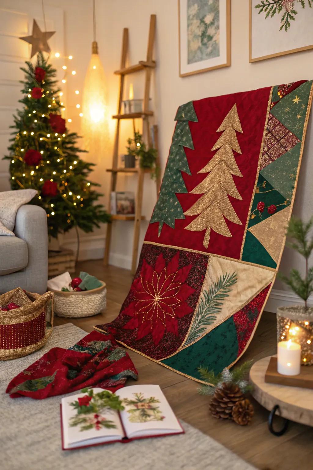 Let your creativity flow with mixed media Christmas art that brings together various elements for a unique display. 🎨🖌️ #MixedMediaArt #ChristmasCrafts #CreativeExpression