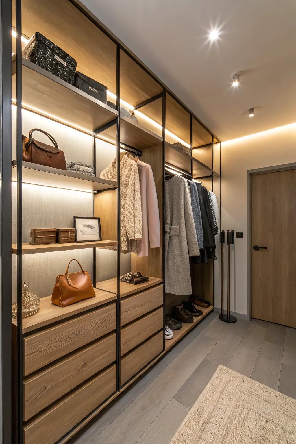 Adaptable shelving grows with your needs. 🛠️ #CustomDesign #MinimalistLiving