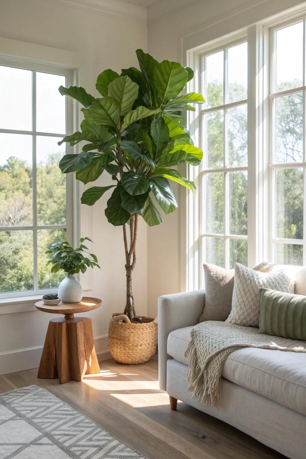 Revitalize your home with indoor plants that bring nature's serenity inside. 🌿🌱 #IndoorGarden #PlantDecor