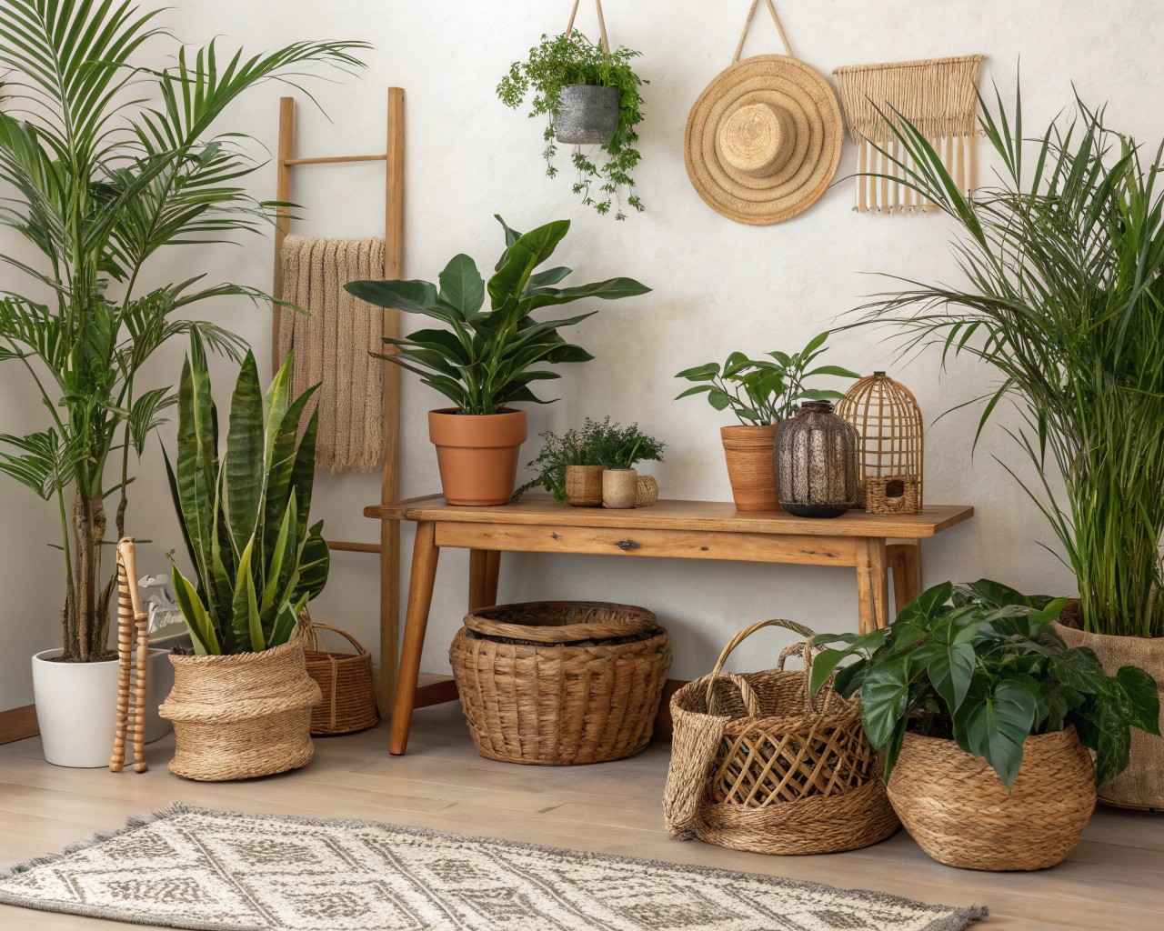 Biophilic design integrates natural elements, creating comfort and connection to nature.