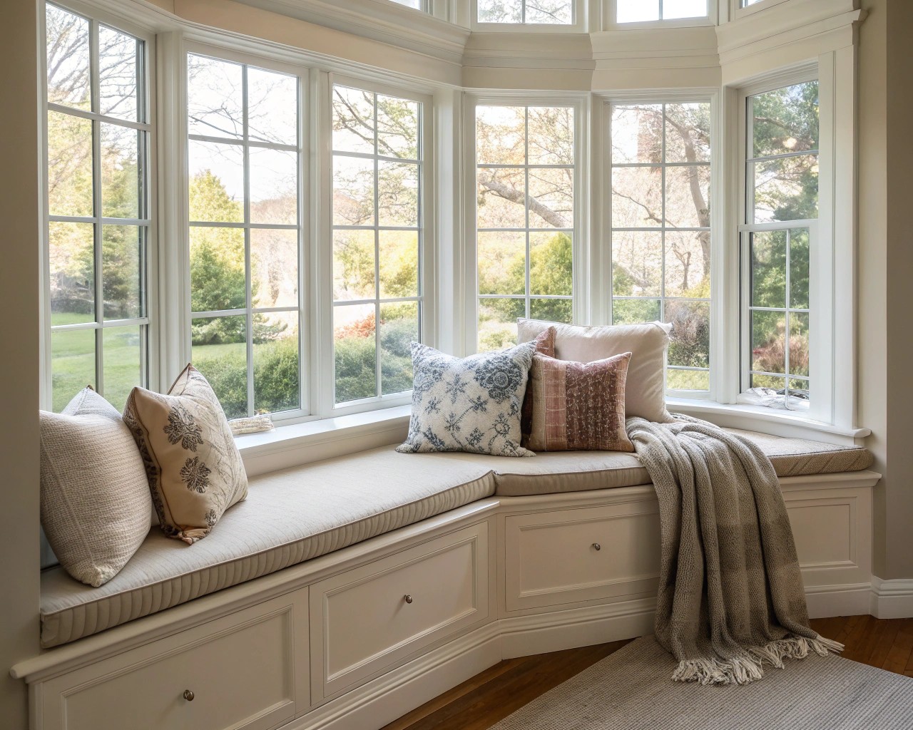 Find the ideal location with natural light and a peaceful atmosphere for your reading nook.