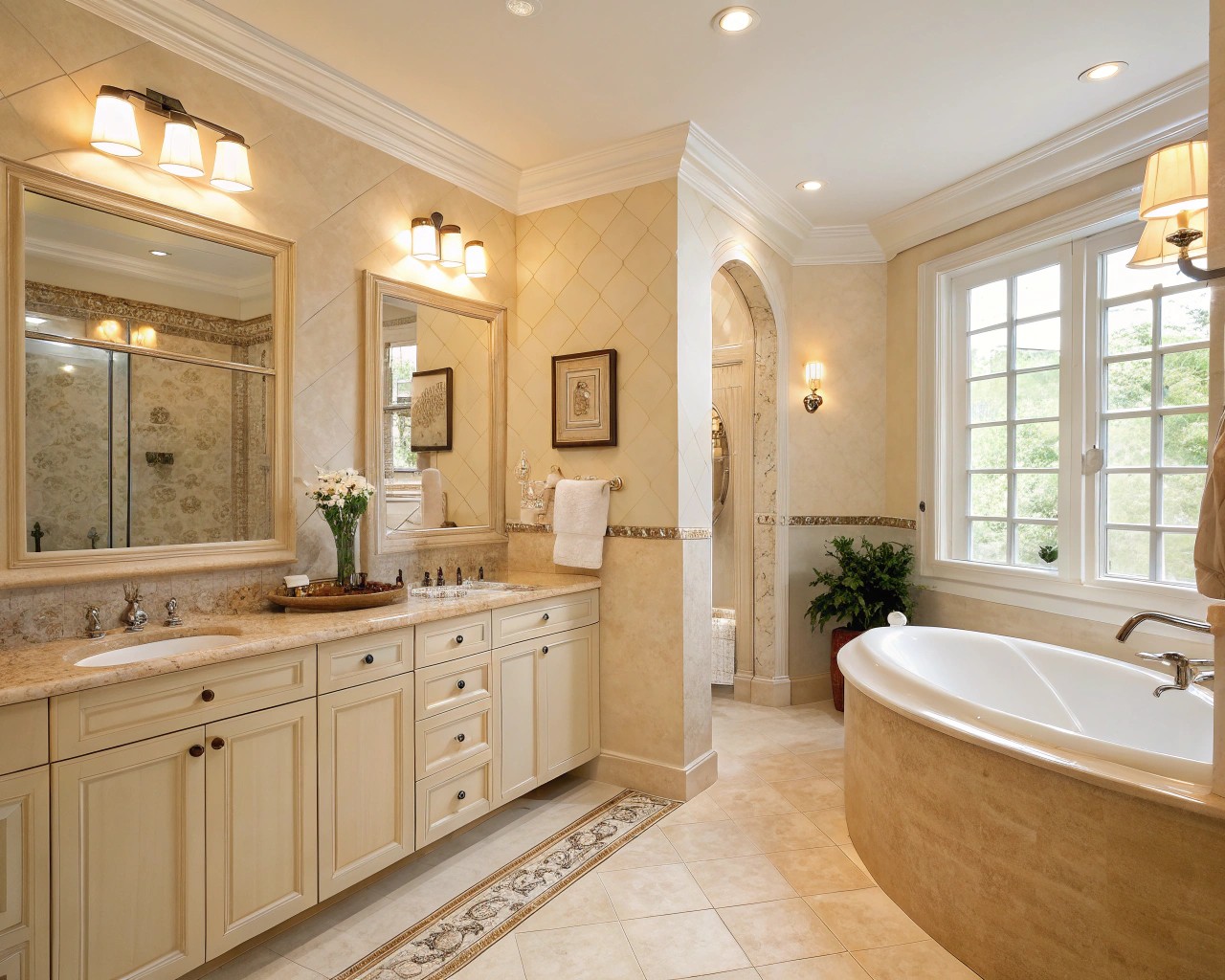 Room interiors designed with tailored neutral palettes for calm and cohesion.