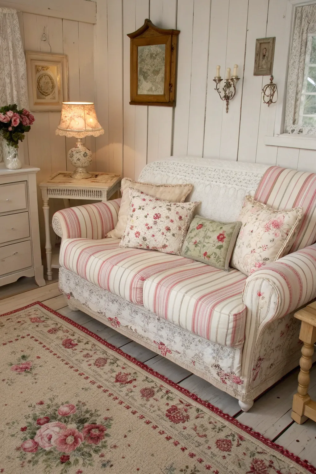 18+ Charming Shabby Chic Living Room Ideas on a Budget