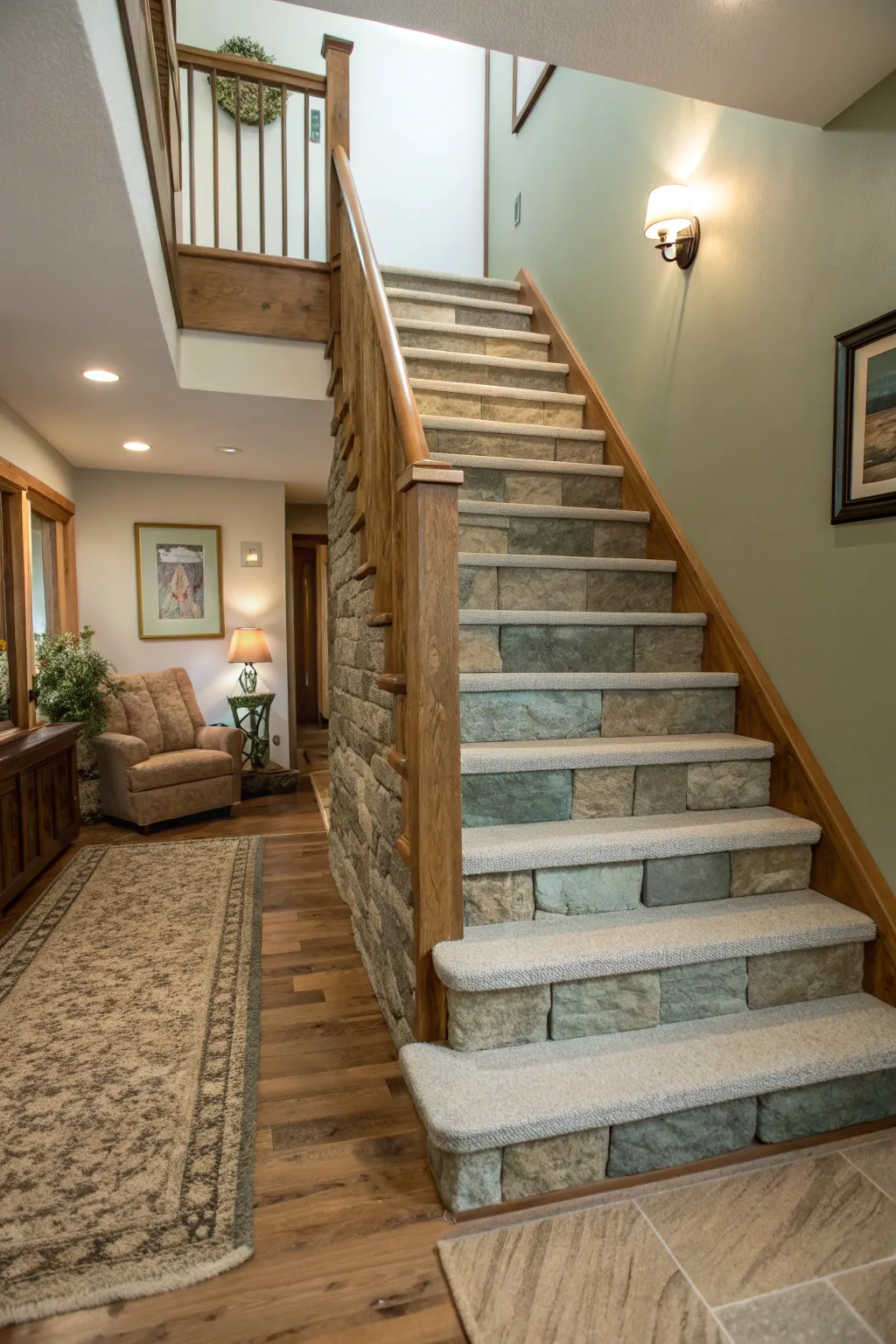 15+ Stylish Half Open Staircase Ideas to Inspire