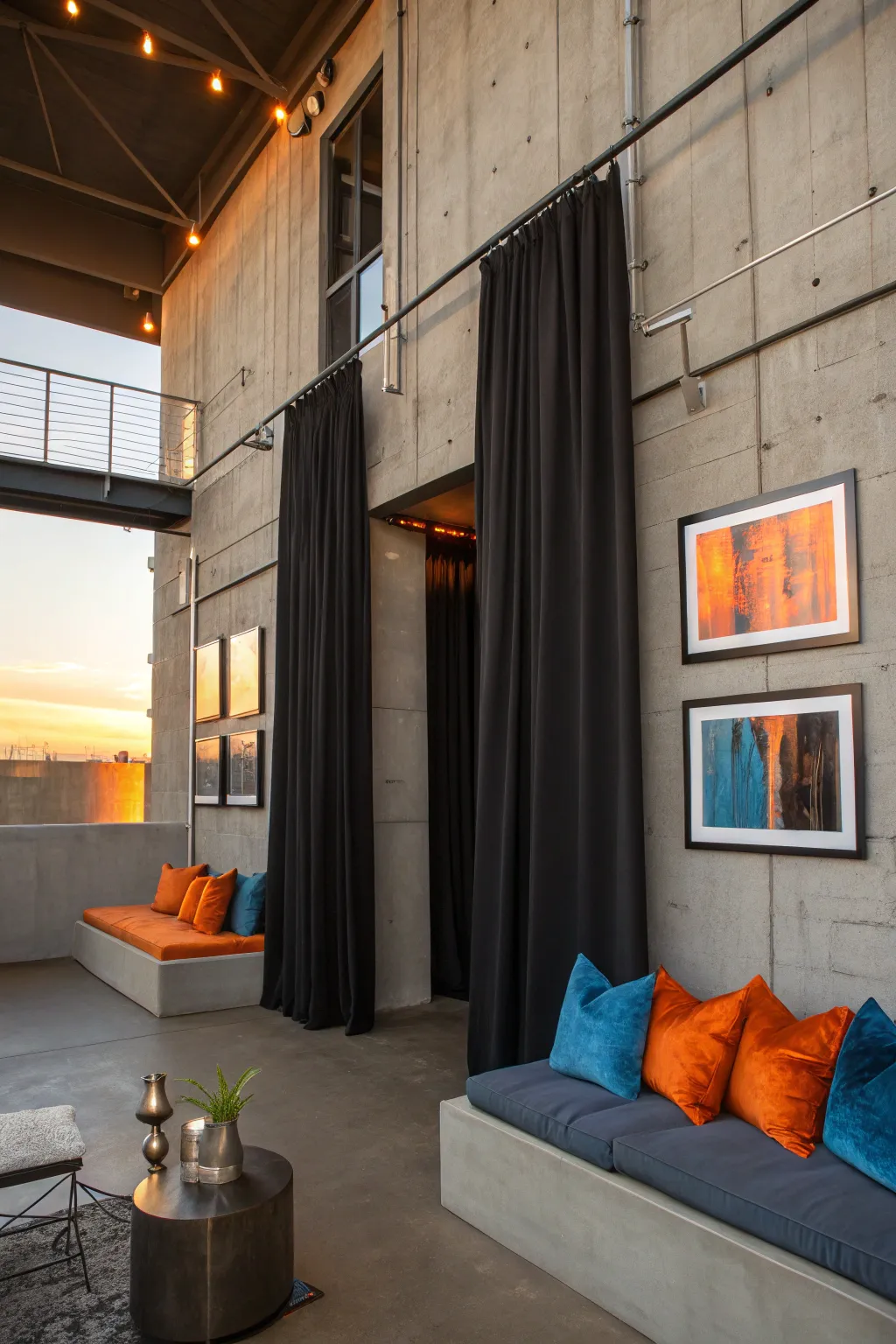 19+ Stylish Curtain Colors for Gray Walls