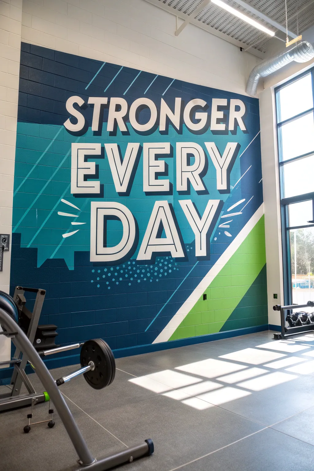 15+ Inspiring Gym Wall Design Ideas