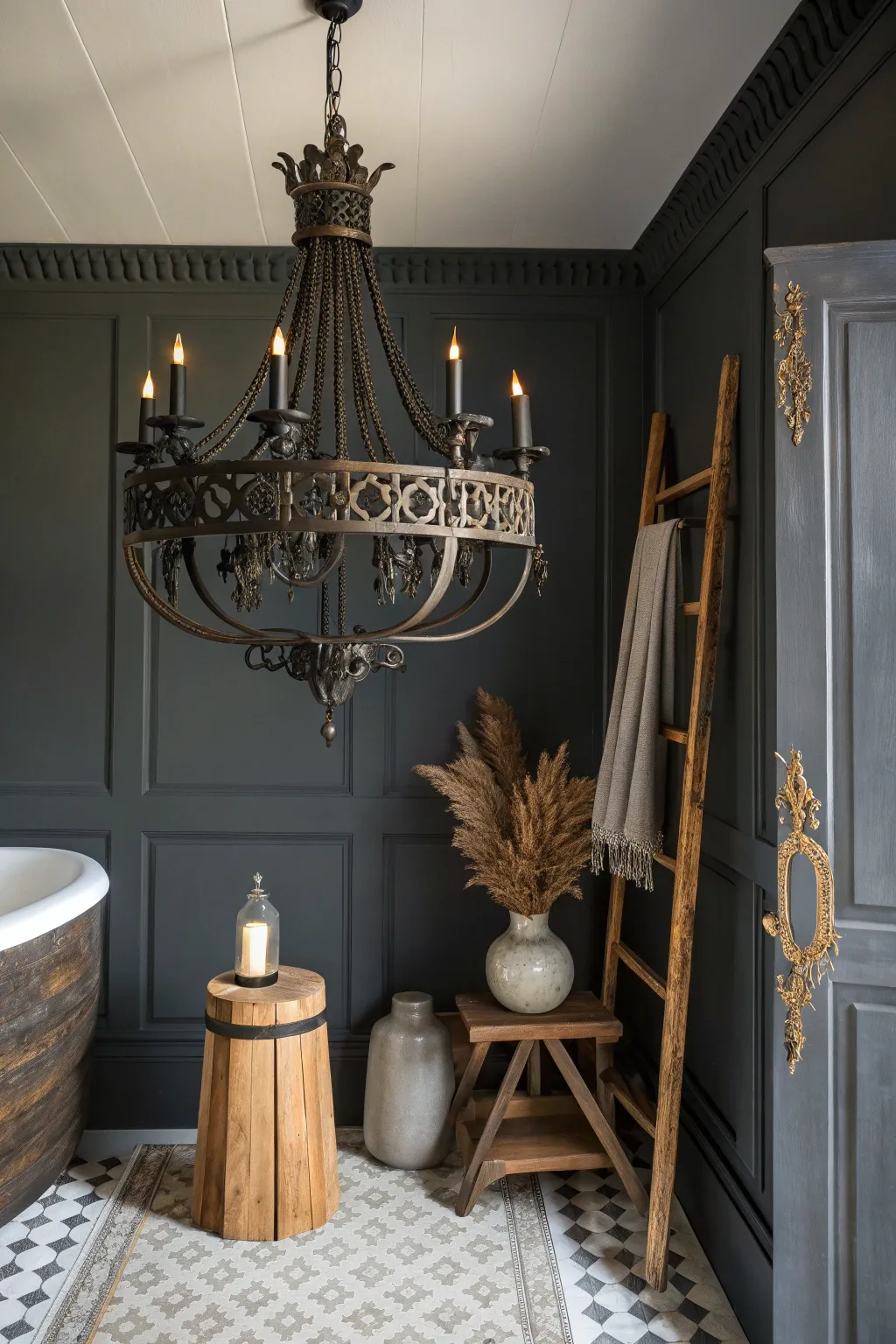 20+ Inspiring Bathroom Chandelier Ideas
