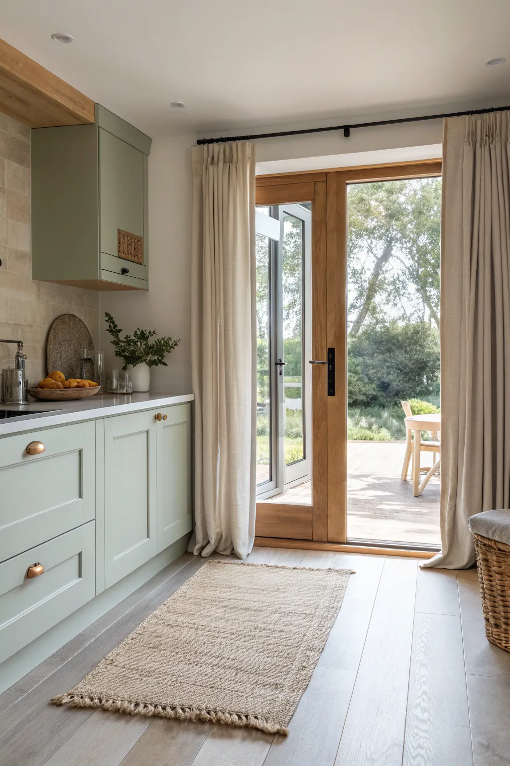 15+ Creative Kitchen Back Door Ideas