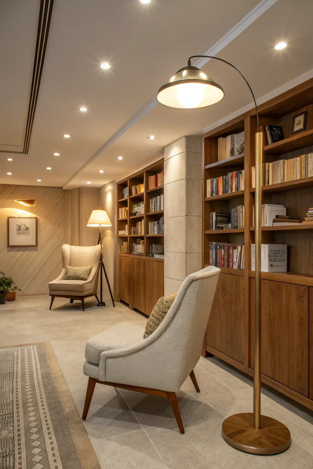 15+ Cozy Library Basement Ideas for Your Home