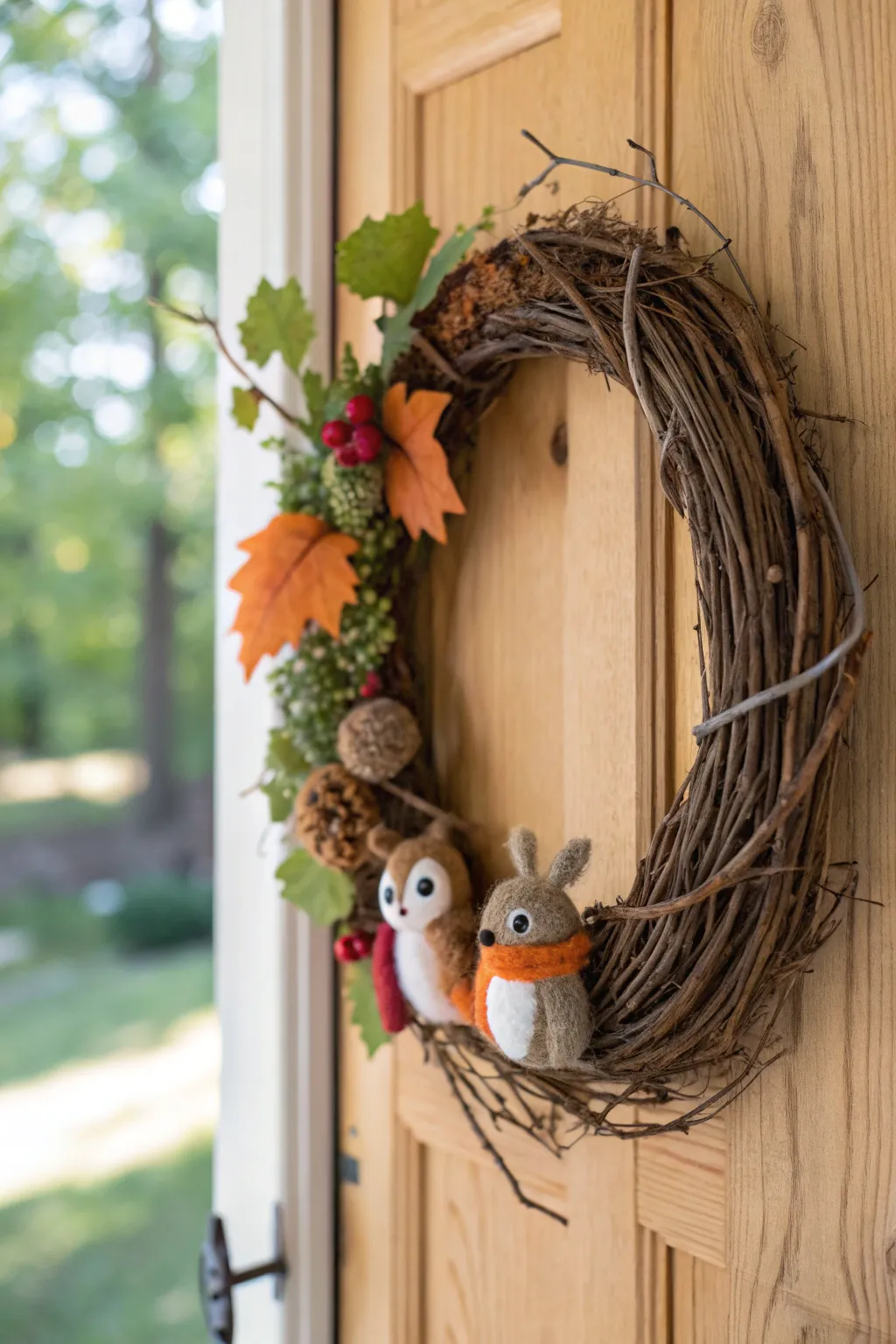 20+ Charming Fall Grapevine Wreath Ideas