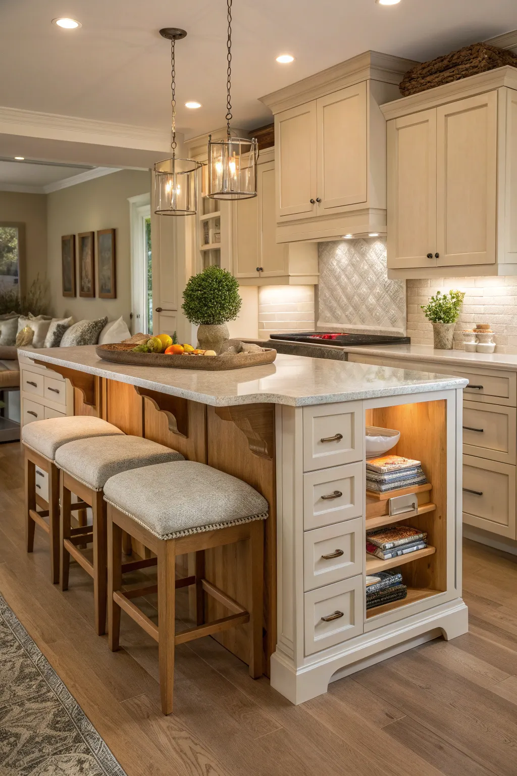 19+ Stylish Kitchen Island Designs with Seating Ideas