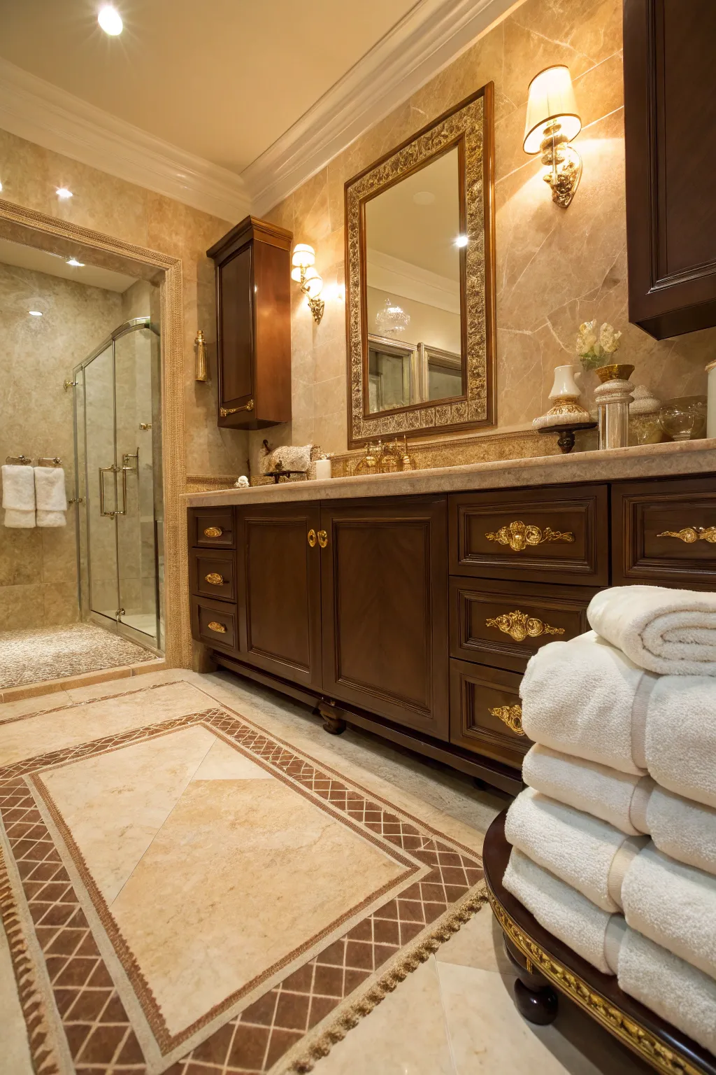 19+ Stylish Brown and Cream Bathroom Ideas