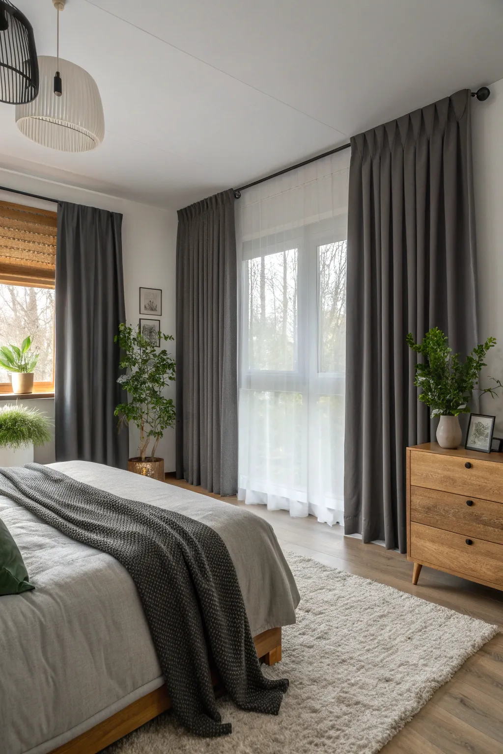 17+ Stylish Curtains Over Vertical Blinds Ideas