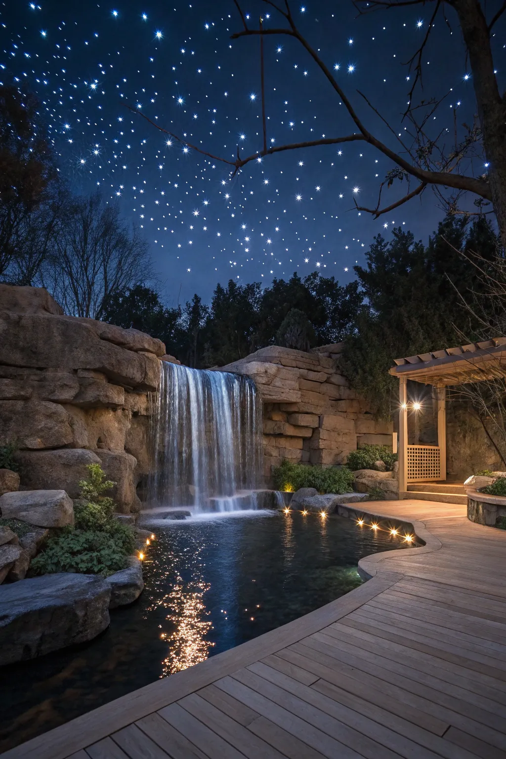 20+ Stunning Waterfall Lighting Ideas for Your Home