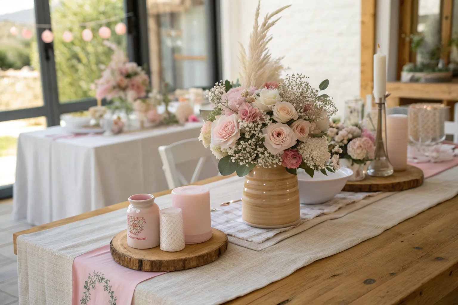 16+ Charming Baby Girl Baptism Table Decoration Ideas