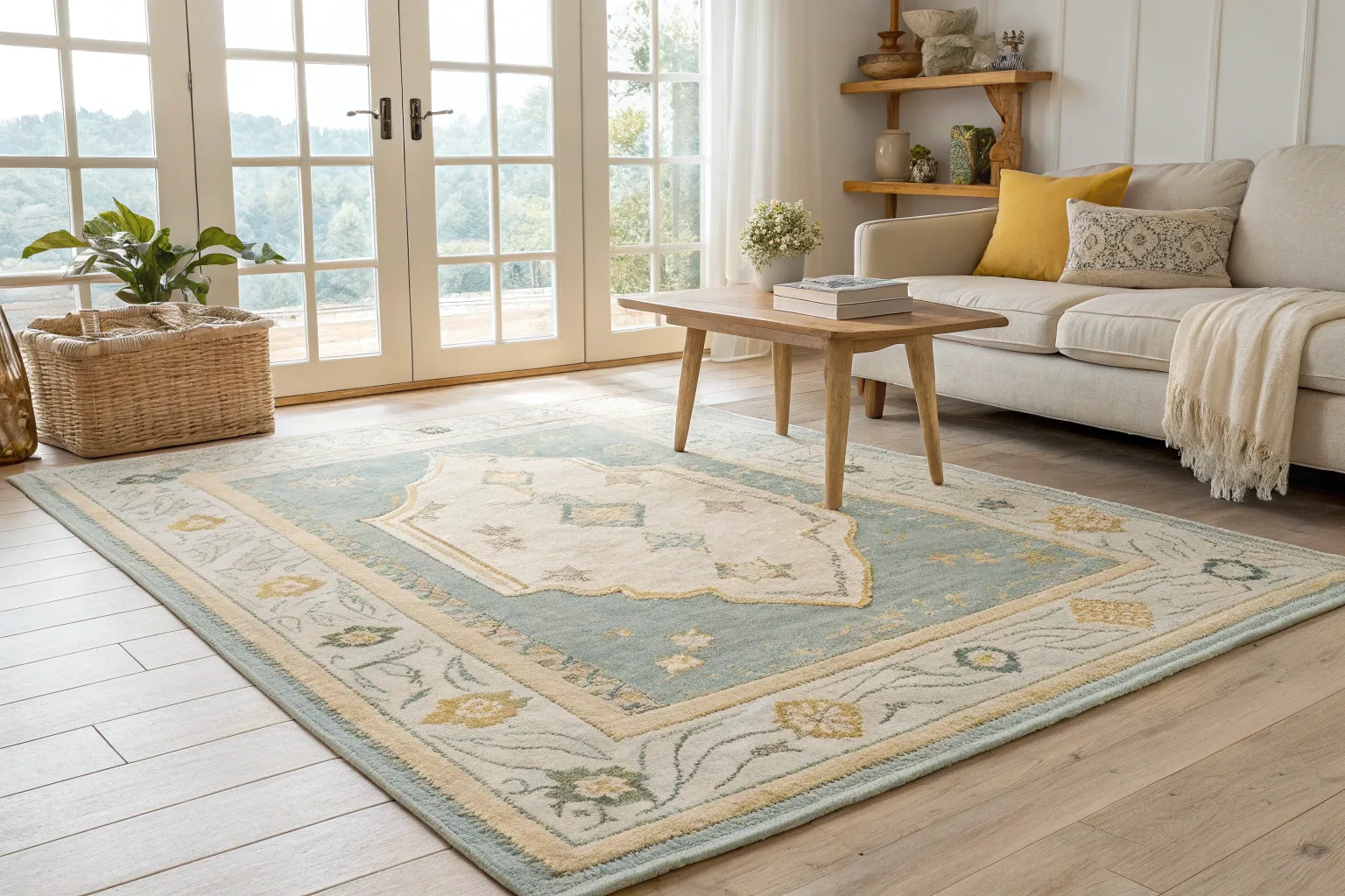 14+ Charming French Country Rug Ideas